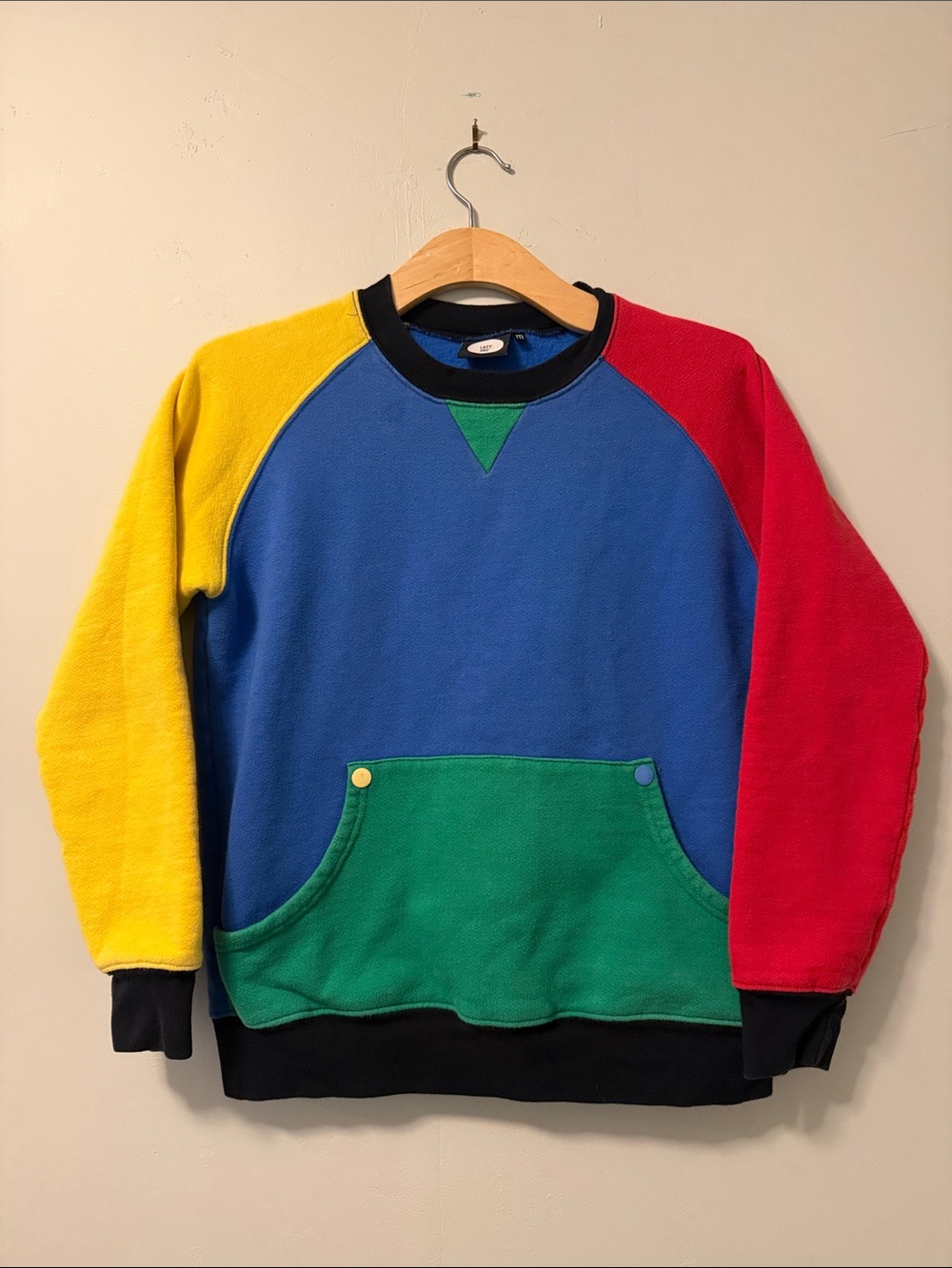 Lazy Oaf Colorblock Crewneck Sweater | Size M